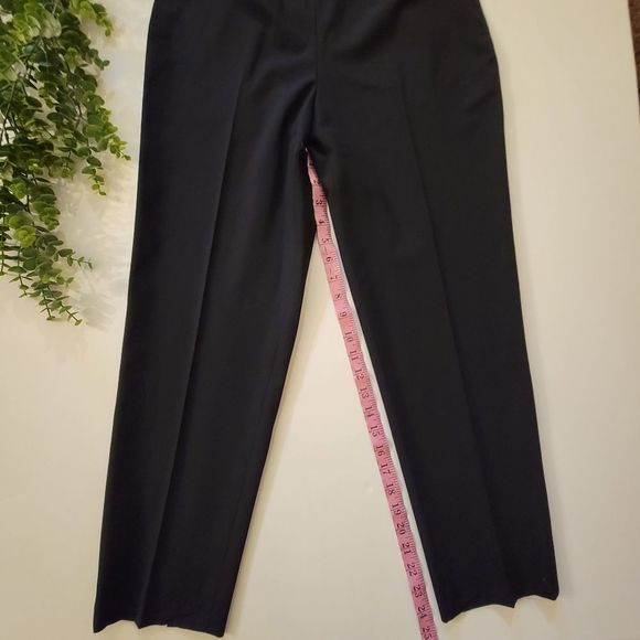 Piazza Sempione Italy 'Audrey' Cropped Black Dress Pants - Picture 3 of 11